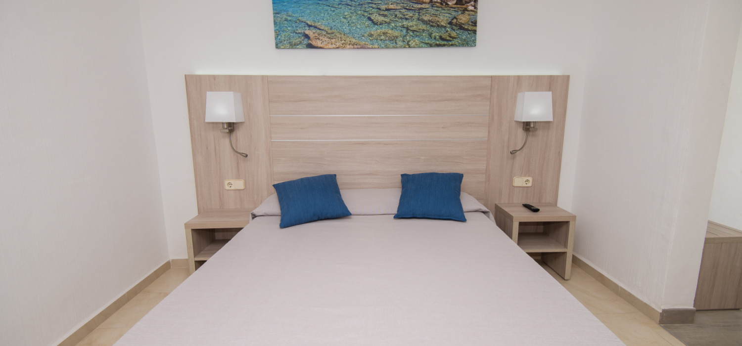 Detail des Zimmers im Hotel Bella Mar